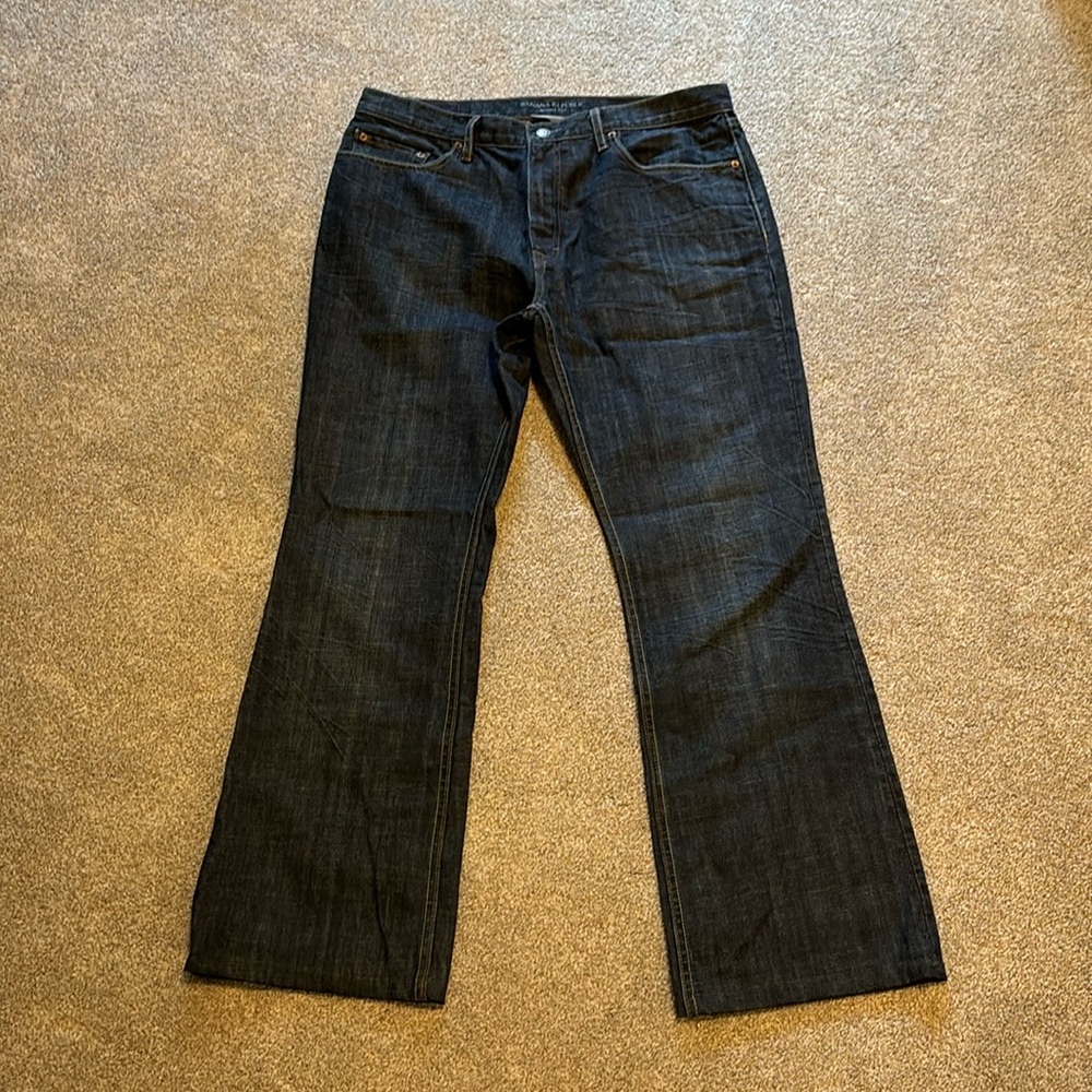 Men’s Dark blue Banana Republic boot fit jeans